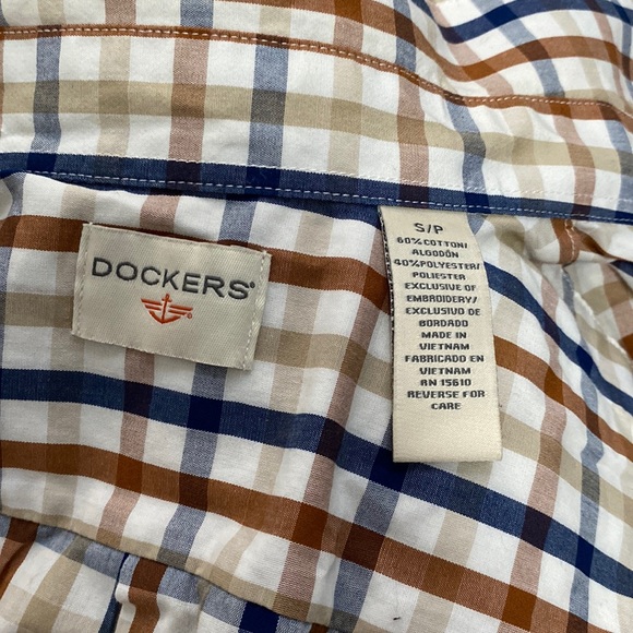 Dockers Collared Shirt Size Small Excellent Condition - Picture 2 of 5